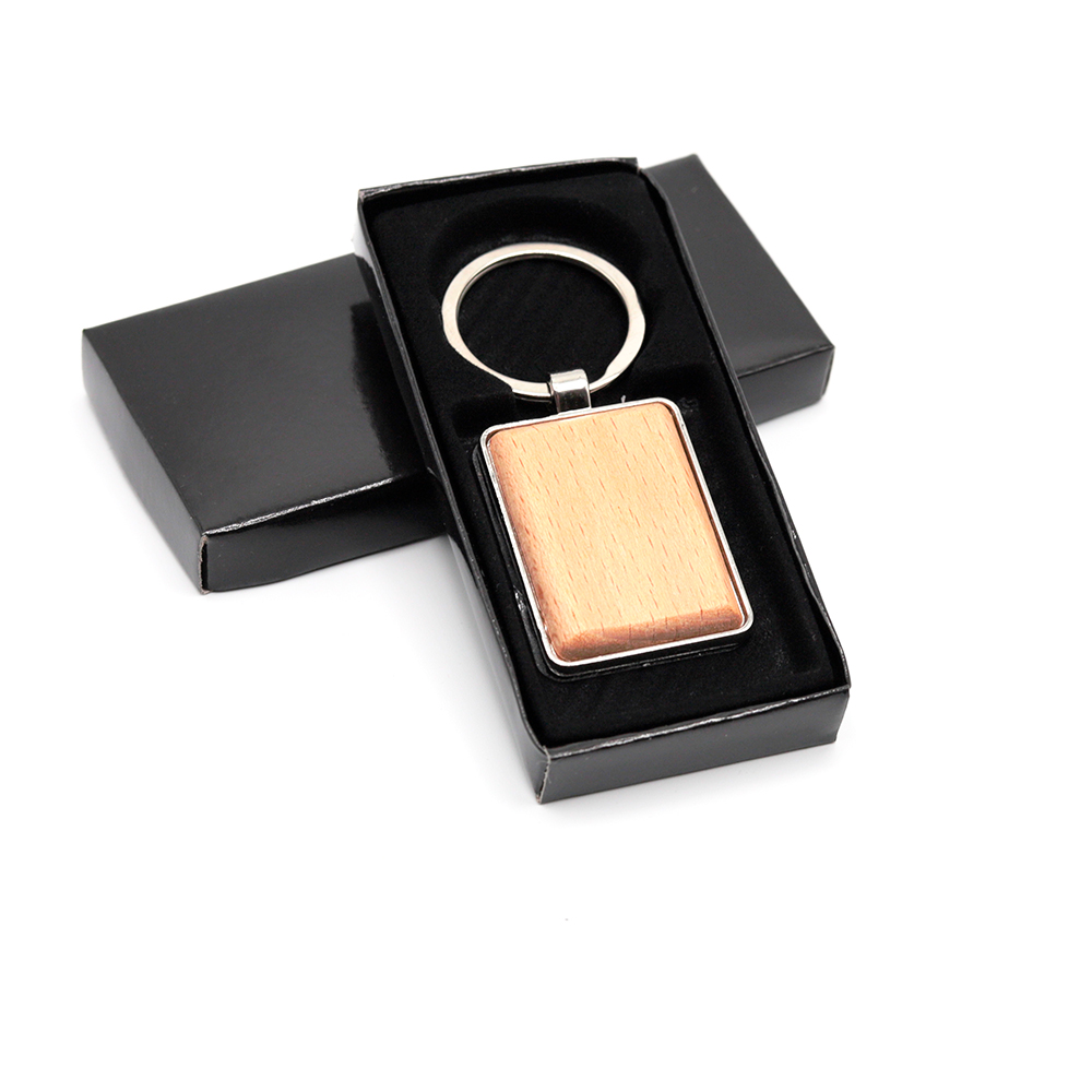 Брелок Woody S(прямоугольник), Натуральный-1