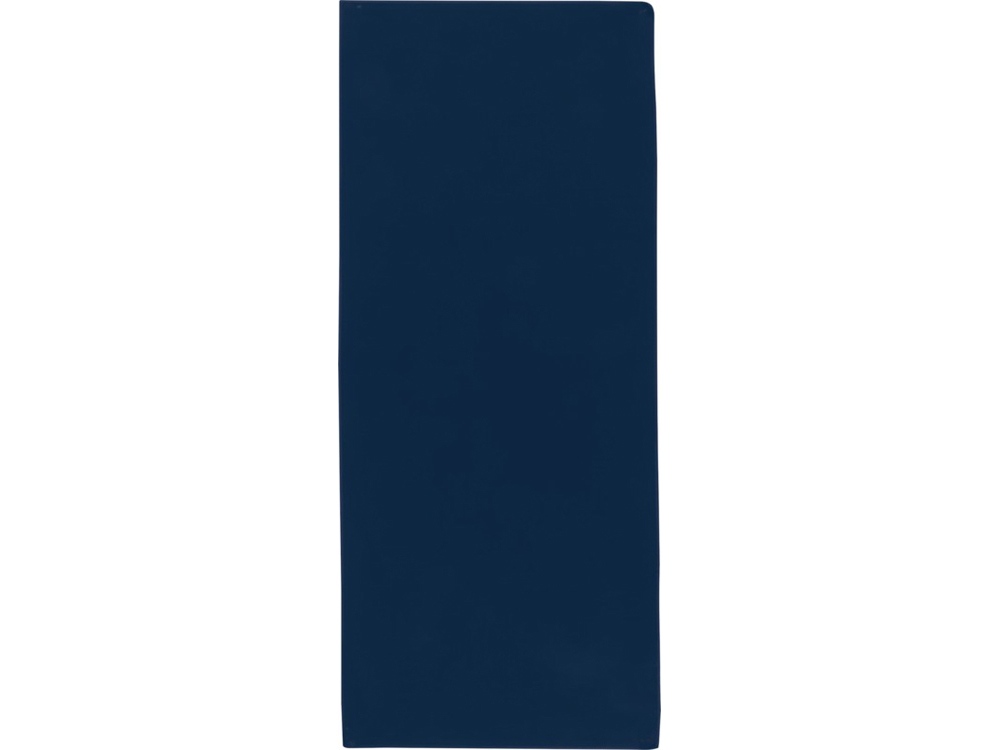 Lucas спортивное полотенце из переработанного полиэстера 30х80 см - Синий нэйви-2