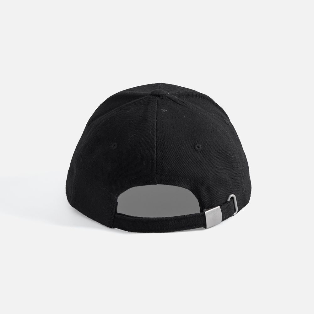 Бейсболка Buffalo, черная с красным-3