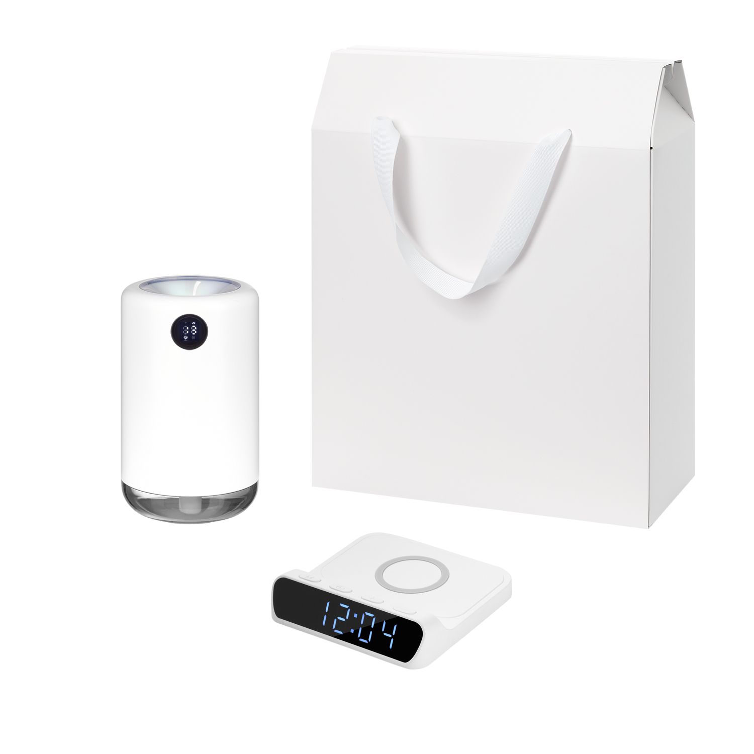 Подарочный набор Блисс (Bliss), Ригель (Rigel), белый (увлажнитель воздуха, зарядное устройство)-0