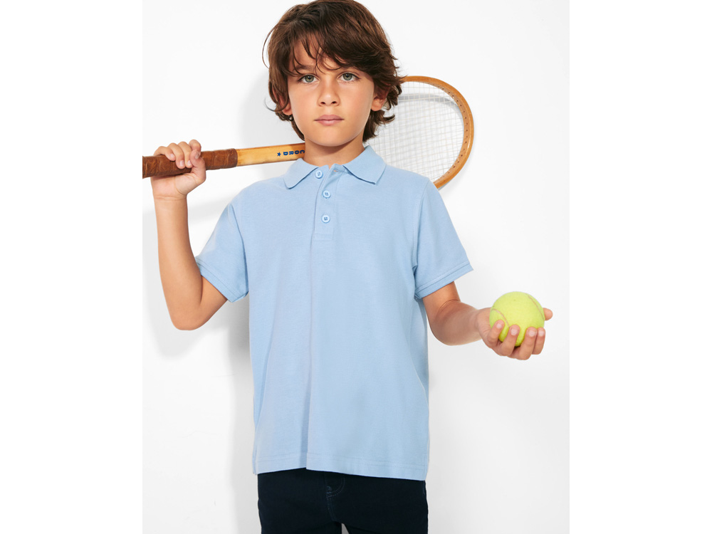 Рубашка поло Star мужская, небесно-голубой-4