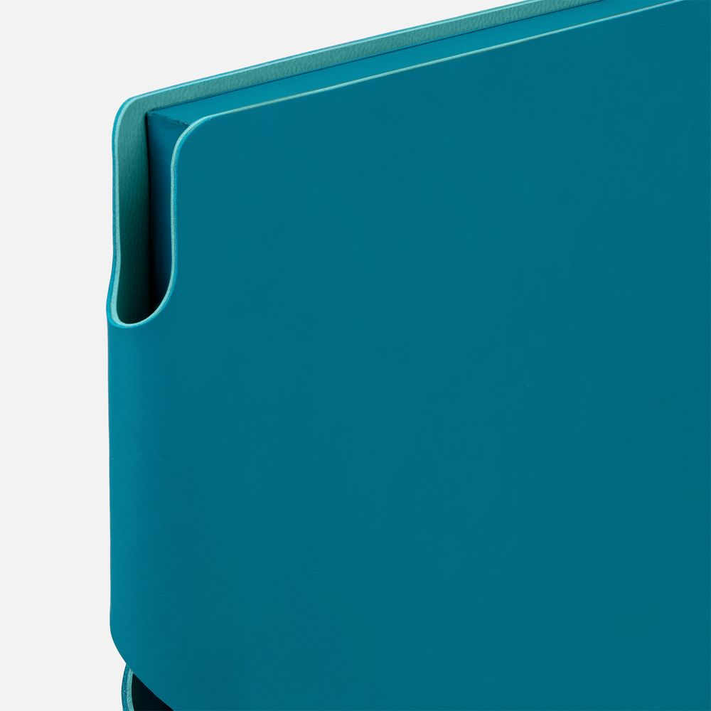 Ежедневник Flexpen Shall, недатированный, бирюзовый-2