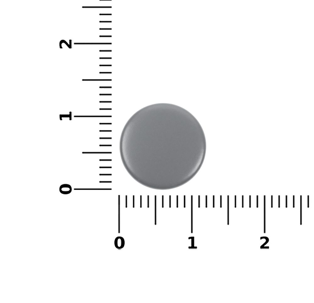 Кнопка Clavis, M, серая-2
