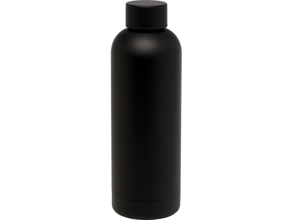 Spring медная бутылка с вакуумной изоляцией, сертифицированная согласно RCS, 500 мл - сплошной черный-2
