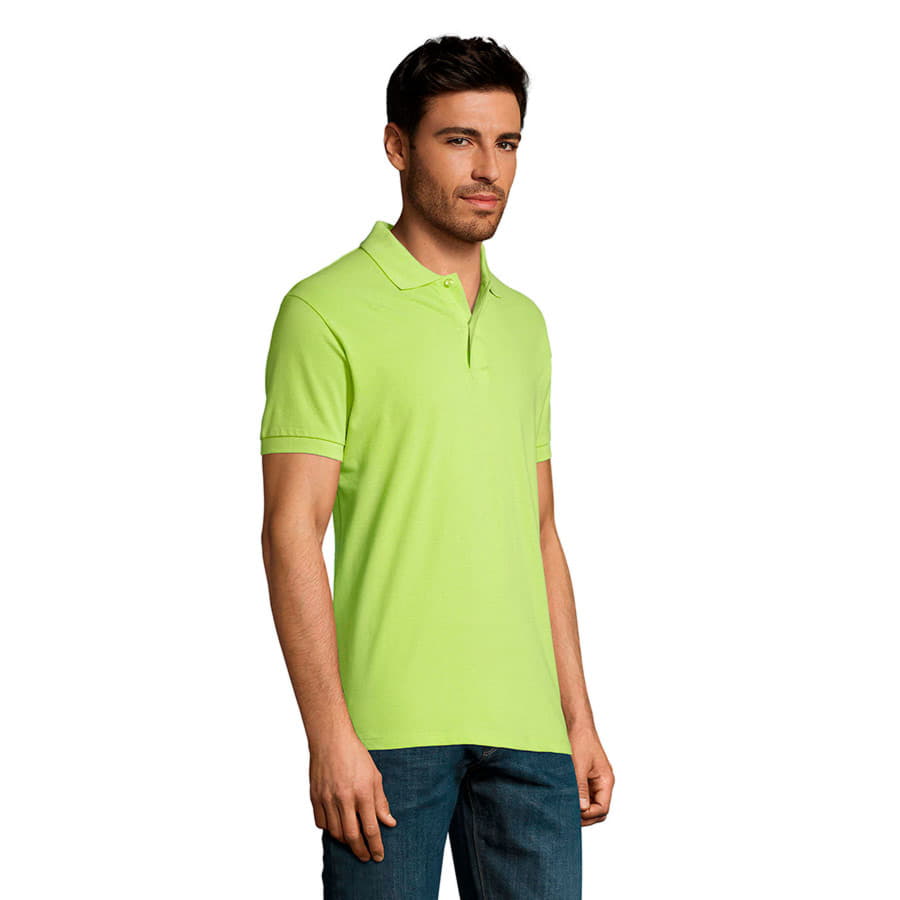 Поло мужское PERFECT MEN 180, светло-зеленый-3