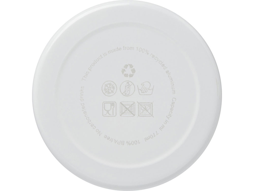 Бутылка для воды с карабином Oregon, объемом 770 мл, белый-3