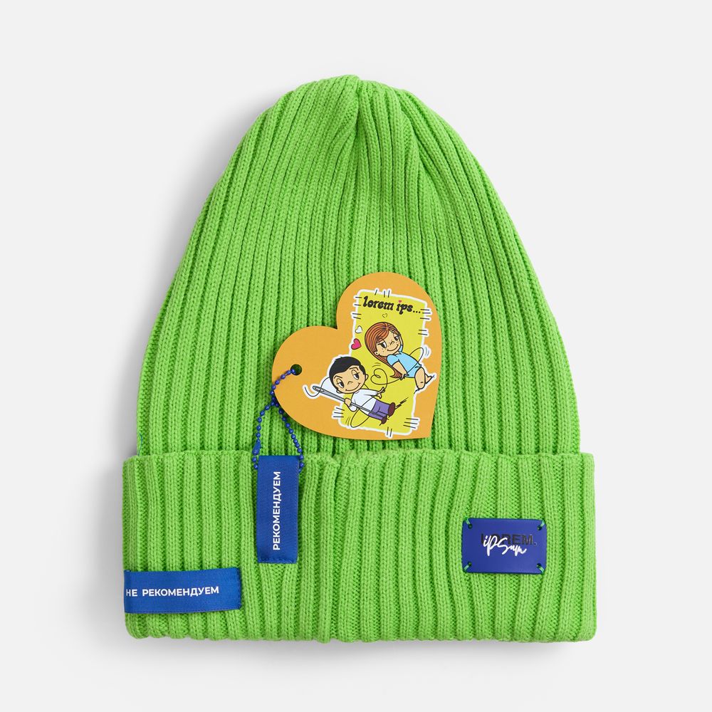 Лейбл тканевый Epsilon, L, белый-4