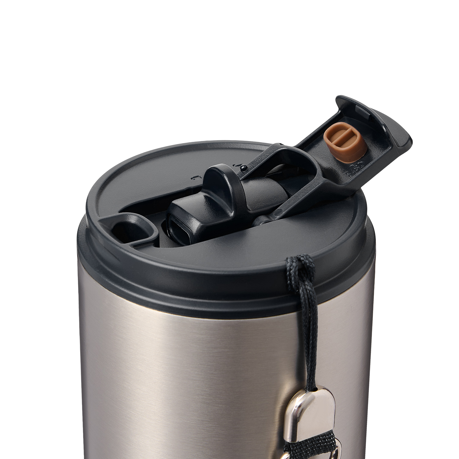 Термокружка вакуумная Авеню (Avenue), черная-4