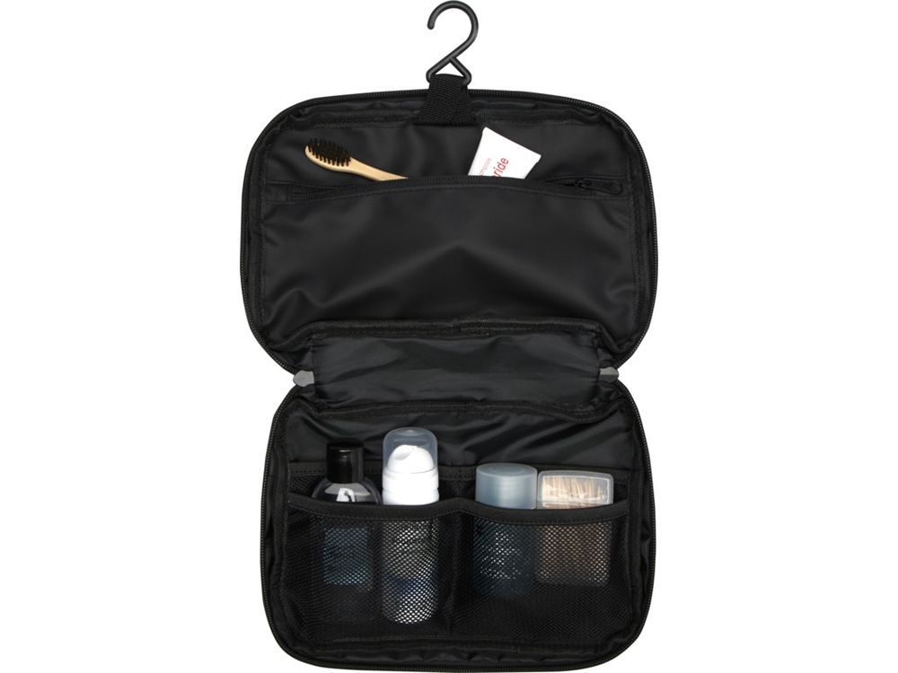 Roam модульная косметичка из переработанных материалов, сертифицированных согласно GRS - сплошной черный-0