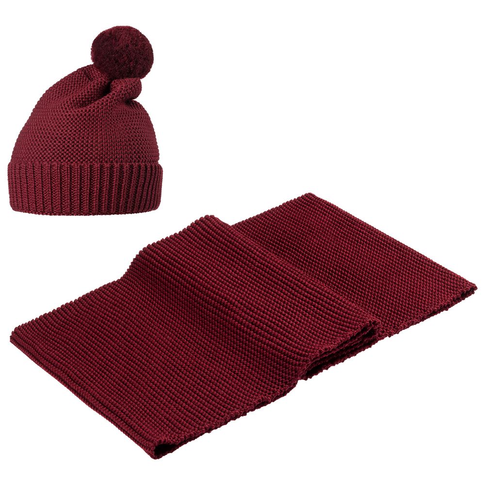 Снуд Brugge, бордовый-2