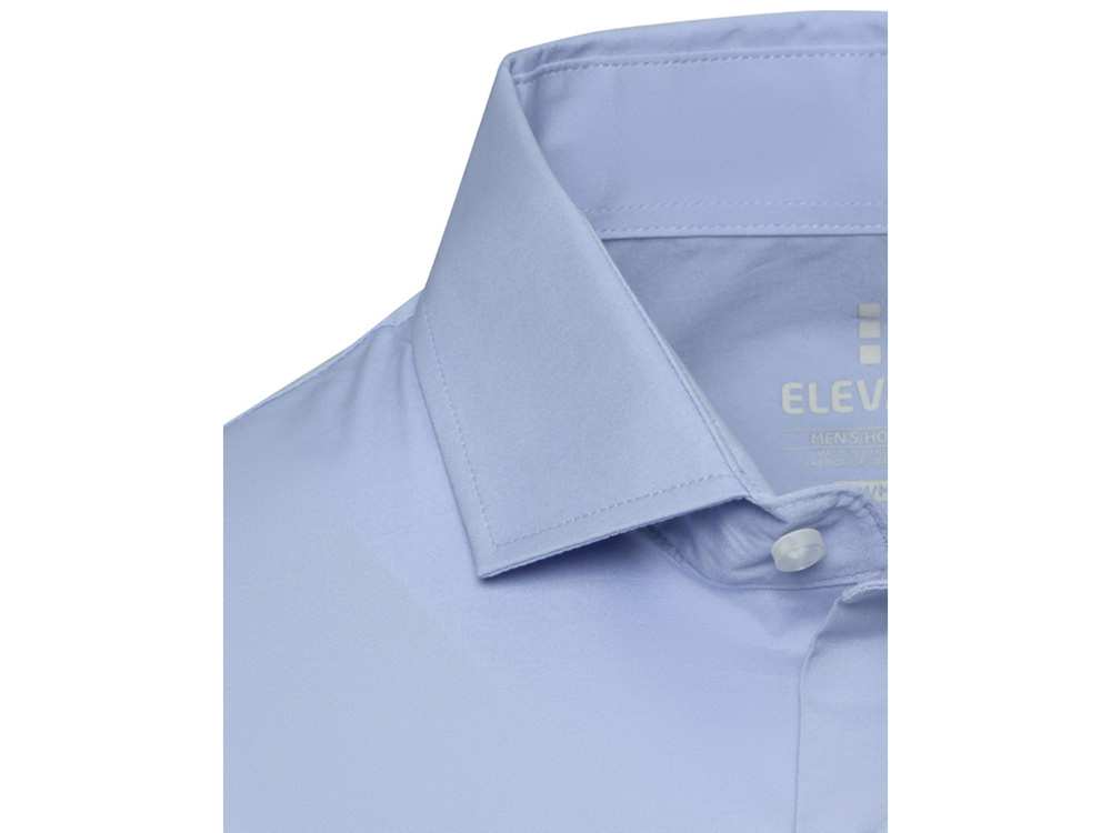 Carnelian мужская рубашка из поплина - Голубой-3