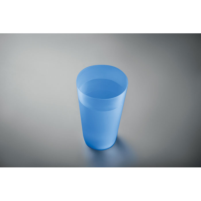 Reusable event cup 500ml, прозрачно-голубой-1