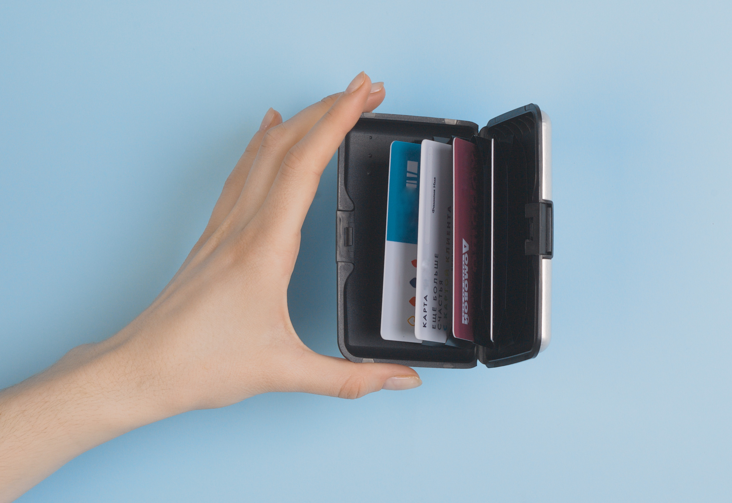 Футляр "Trust" для банковских карт и визиток с RFID - защитой-3