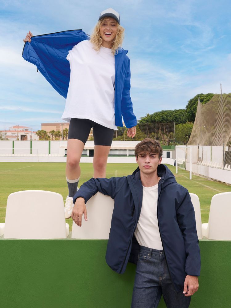 Куртка софтшелл с капюшоном мужская Falcon Men, ярко-синяя (royal)-5