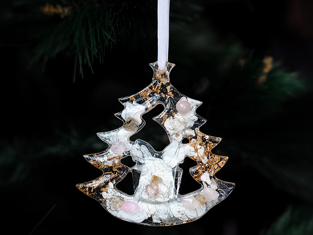 Елочные игрушки (Ель) Розовый кварц-4