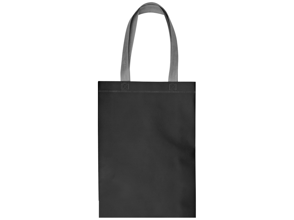 Сумка для шопинга Utility ламинированная, черный  матовый-4
