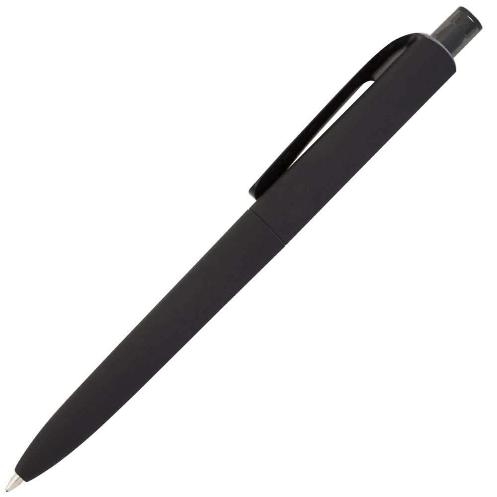 Ручка шариковая Prodir DS8 PRR-T Soft Touch, черная-2