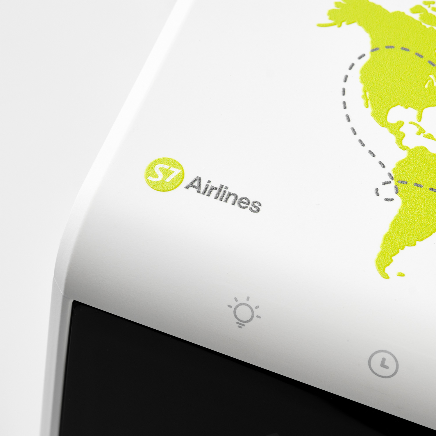 Зарядная станция с часами 15W Flame, белая-3