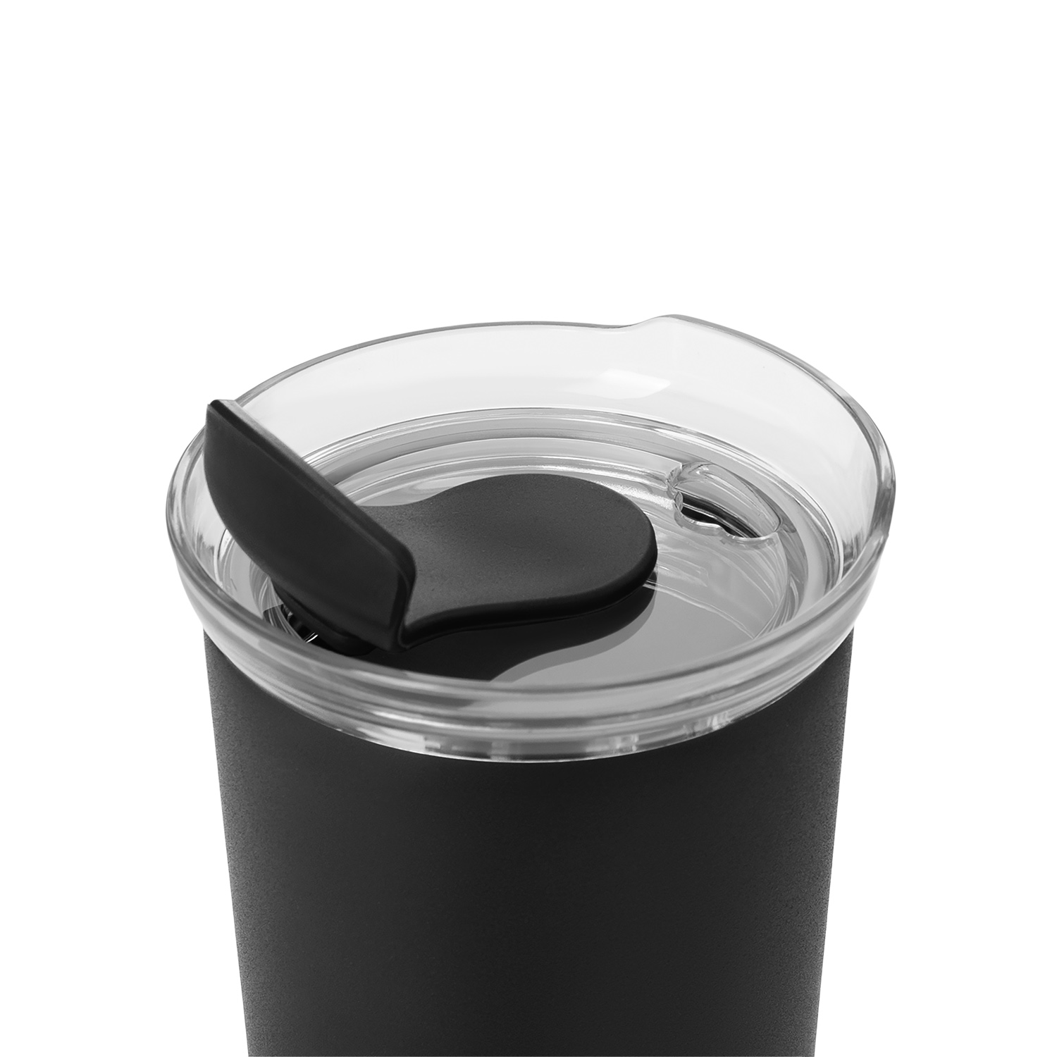 Термокружка вакуумная Strada, черная-5