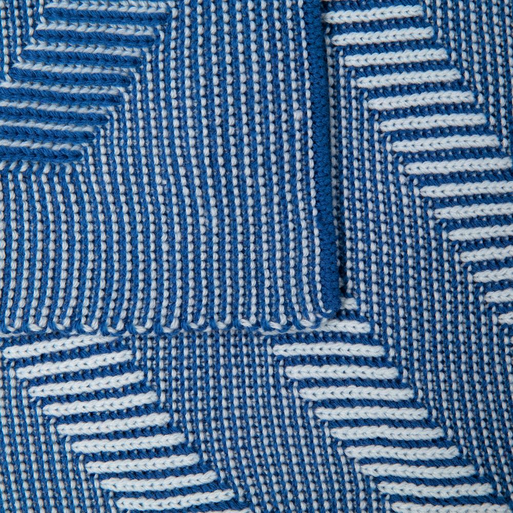 Плед Locus Solus, синий с голубым-1