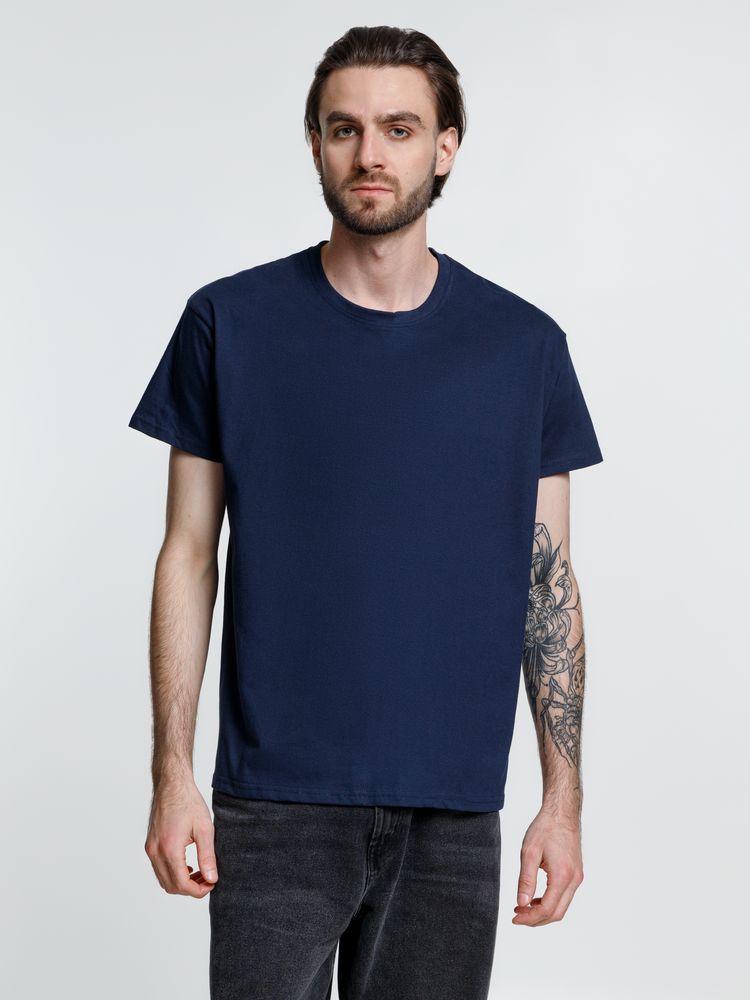 Футболка унисекс Ankara, темно-синяя-4