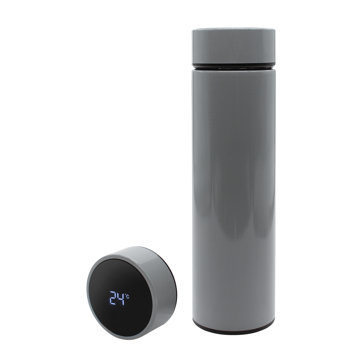Термос Reactor с датчиком температуры (серый)-1