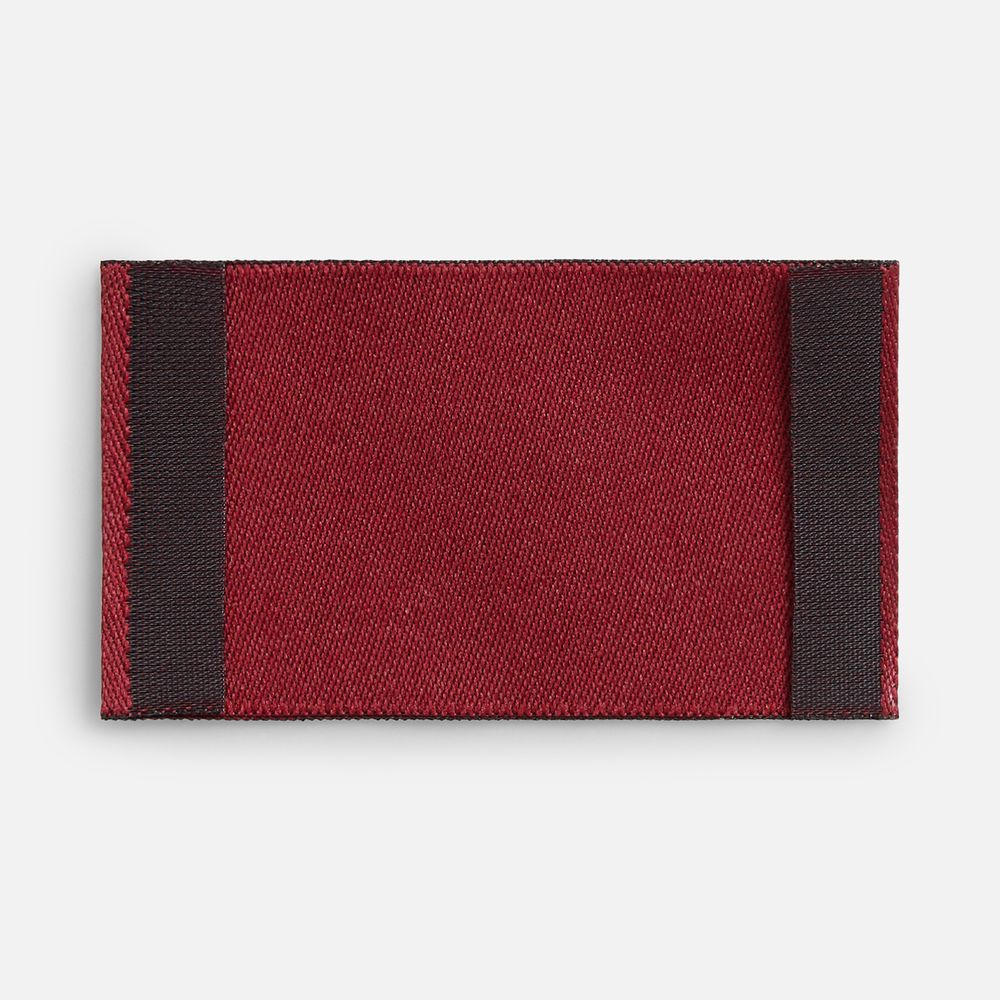 Лейбл тканевый Epsilon, M, бордовый-1