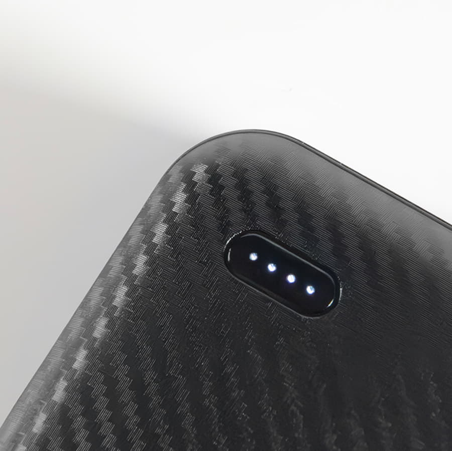 Универсальный аккумулятор Rib 5 (5000 мАч), черный, 9,8х6.3х1,4 см, черный-3