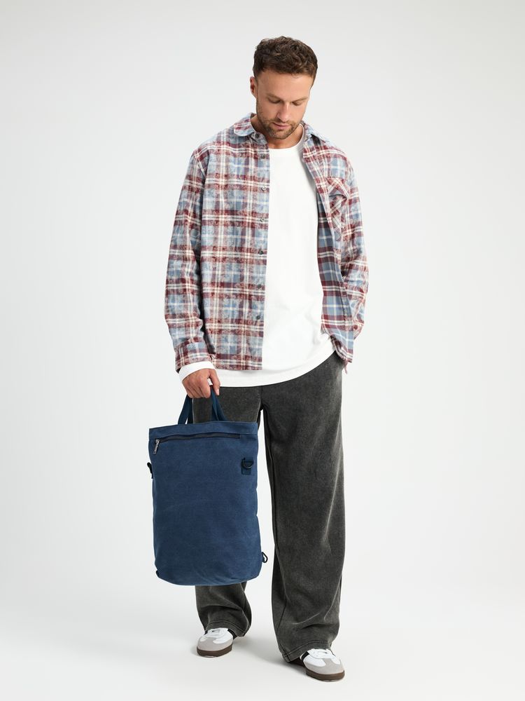 Рюкзак-шопер Casual, синий-4