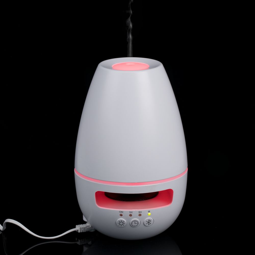 Увлажнитель с колонкой и подсветкой tuneMist, белый-0