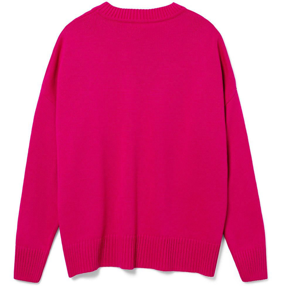 Джемпер оверсайз унисекс Stated в сумке, розовый-1