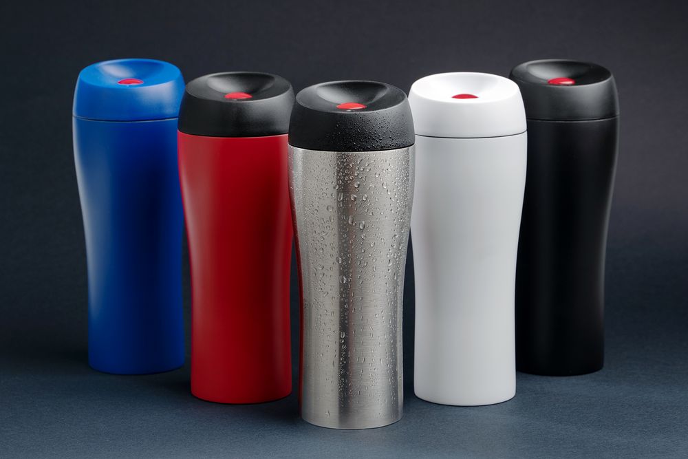 Термостакан Solingen, вакуумный, герметичный, черный-5