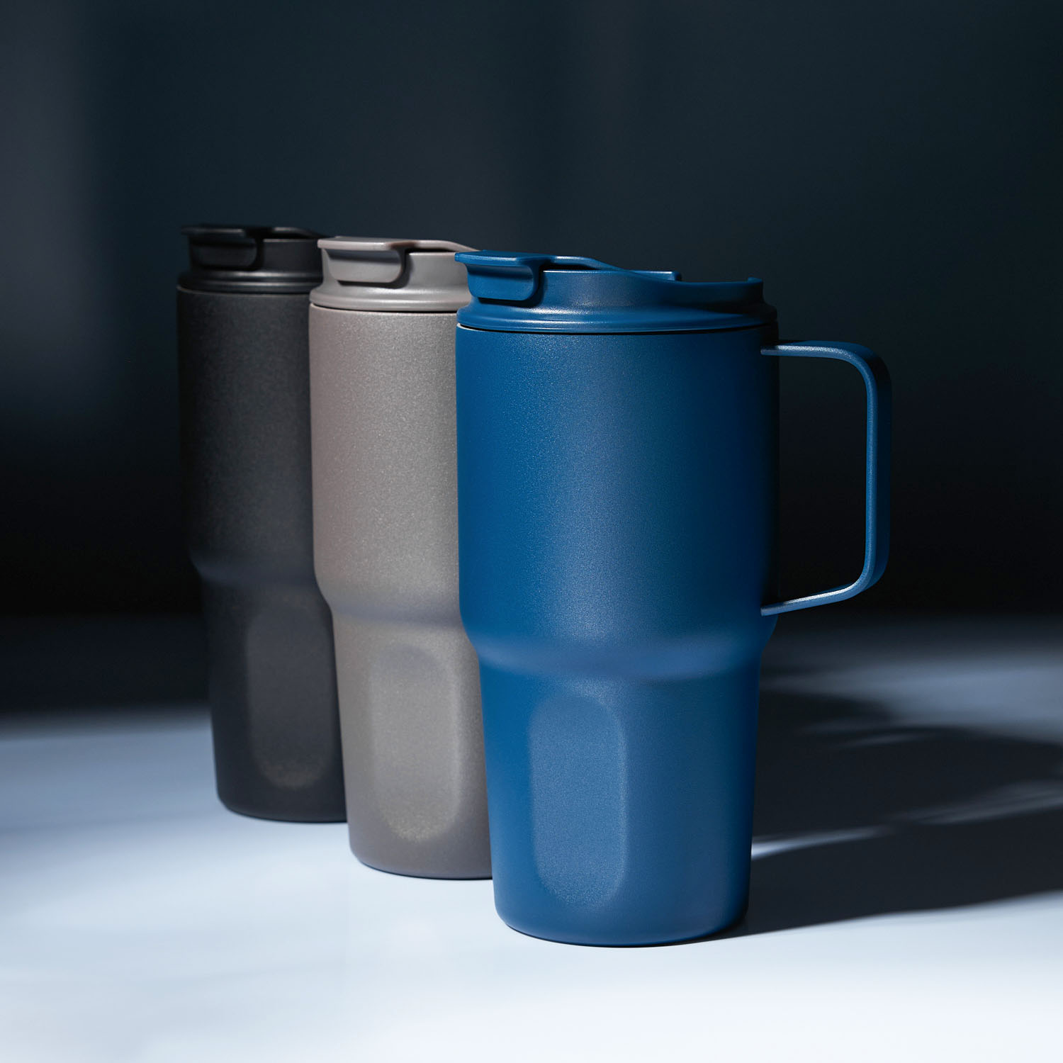 Термокружка вакуумная Aventura, серая-11