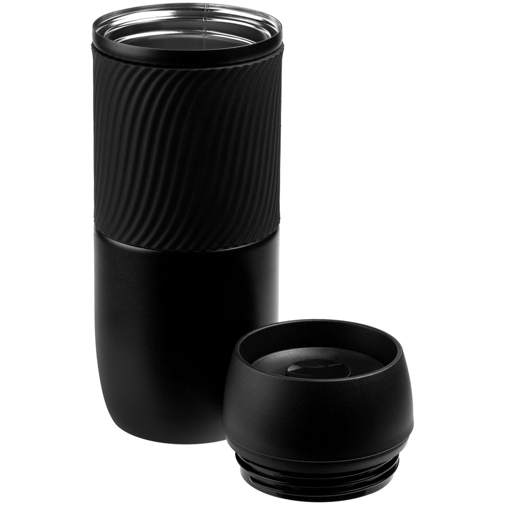 Термостакан Hub, черный-1