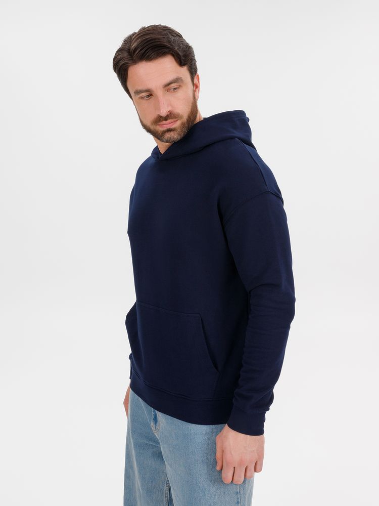 Худи оверсайз унисекс Outshine, темно-синее-3