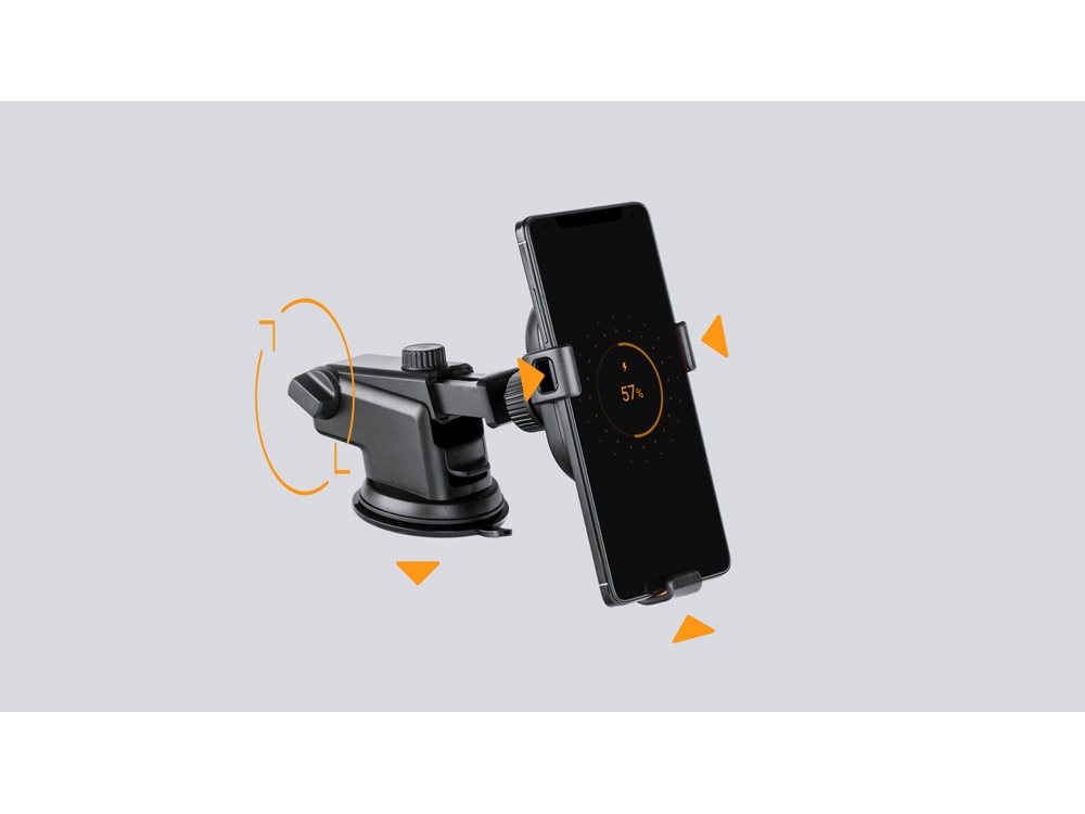 Беспроводное зарядное устройство  Rombica NEO Clip, черный-4