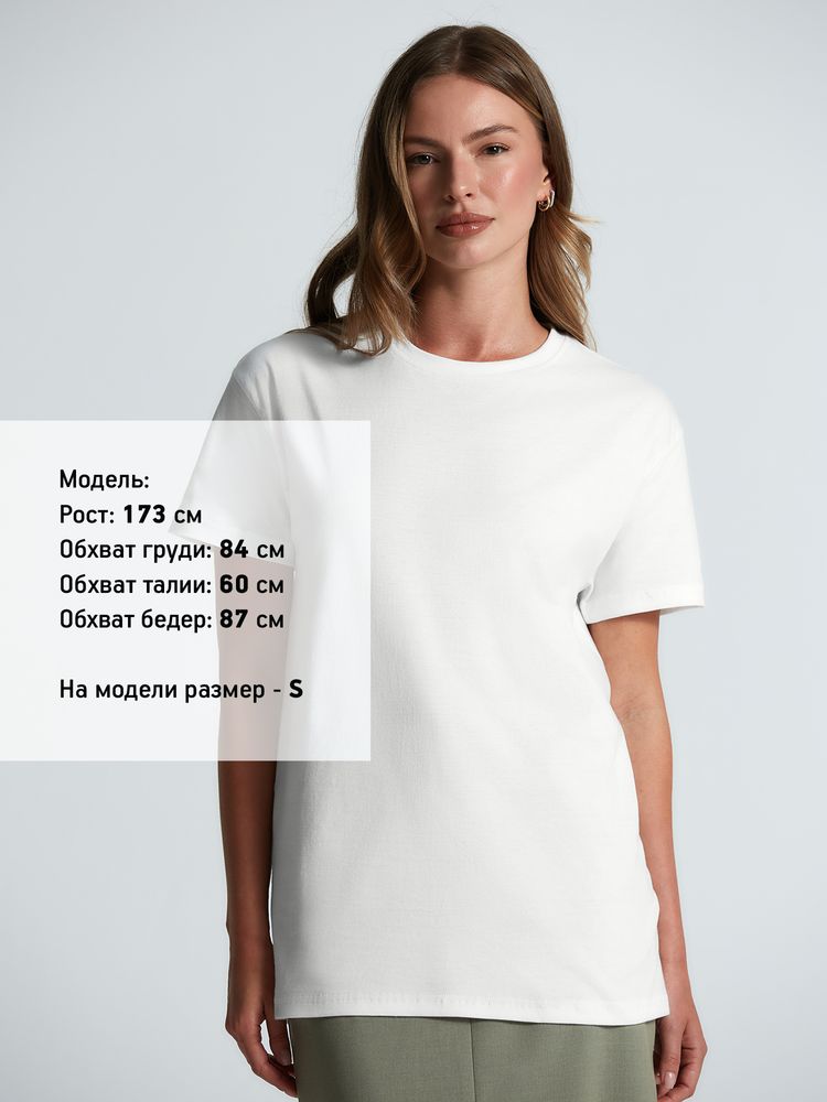 Футболка унисекс T-Bolka 160, белая (белоснежная)-4