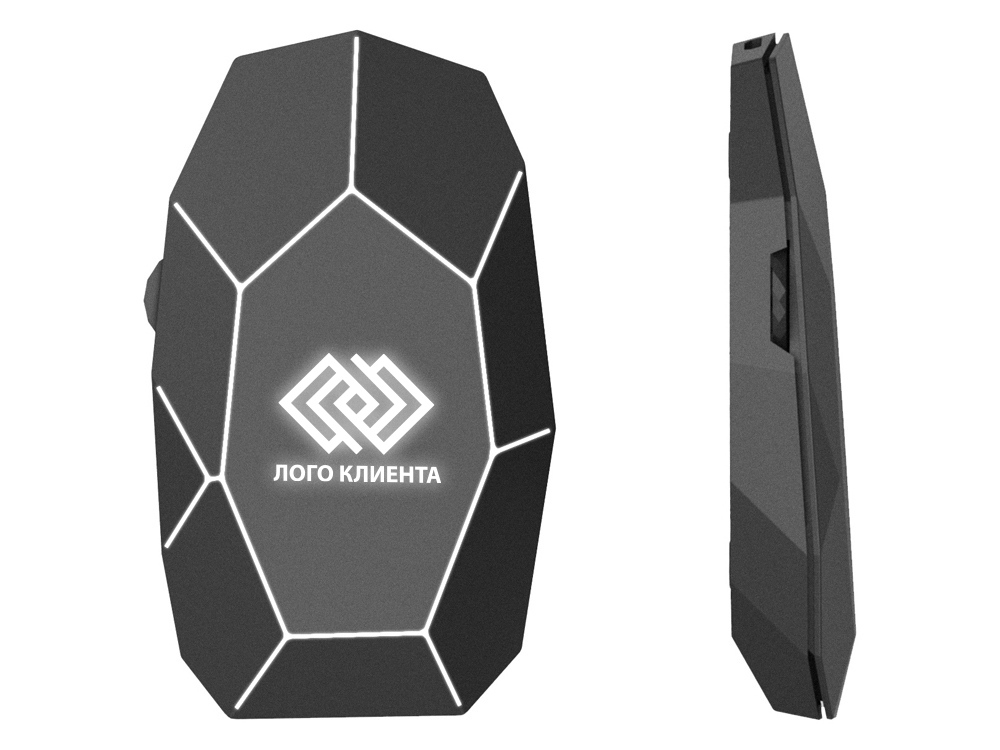 Беспроводная мышь Geo Mouse Plus, черный-0