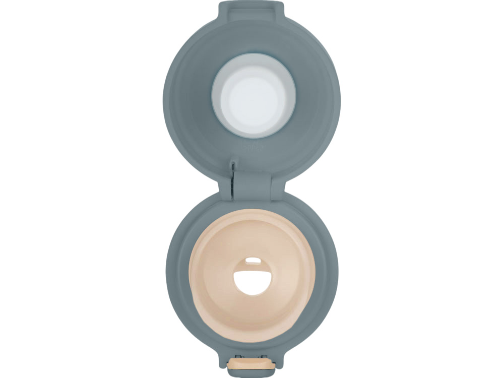 Вакуумная термокружка Waterline c кнопкой Guard, 400 мл, тубус, антрацит-5