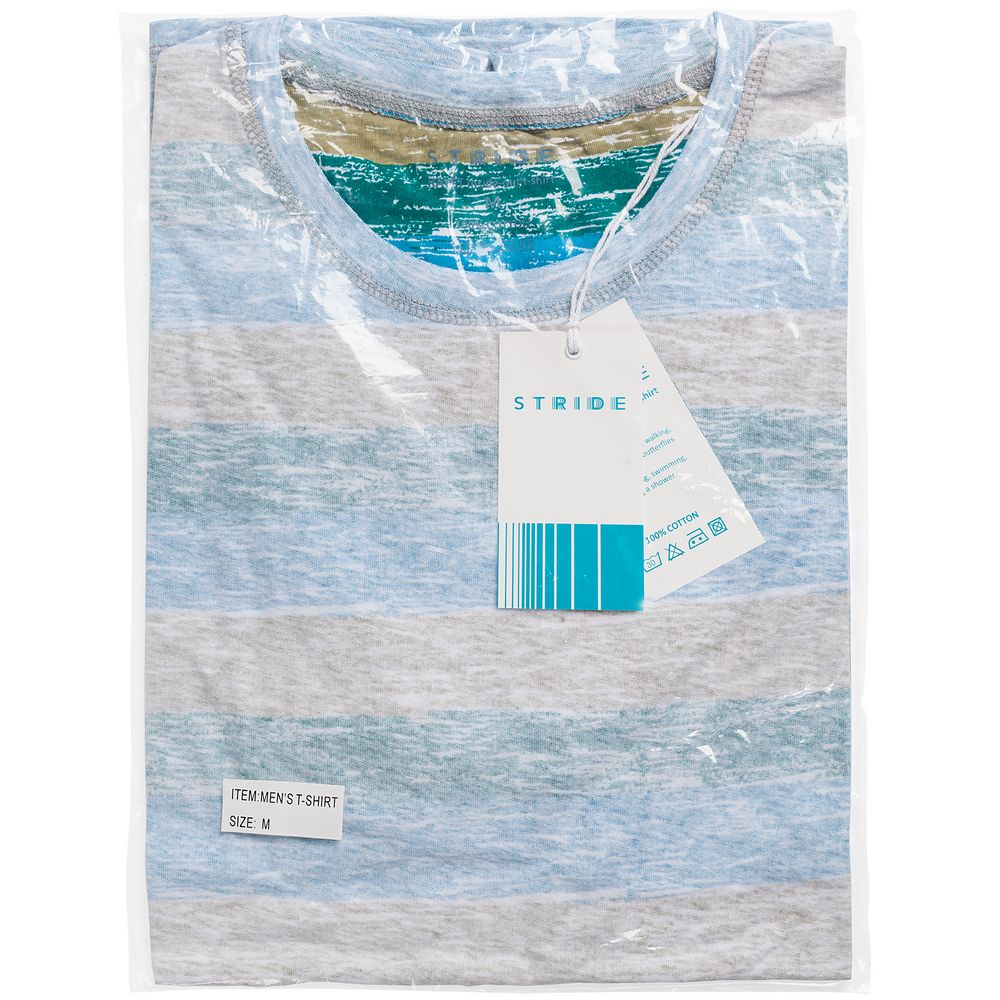 Футболка мужская Rayet двусторонняя, оранжевая с фиолетовым-7