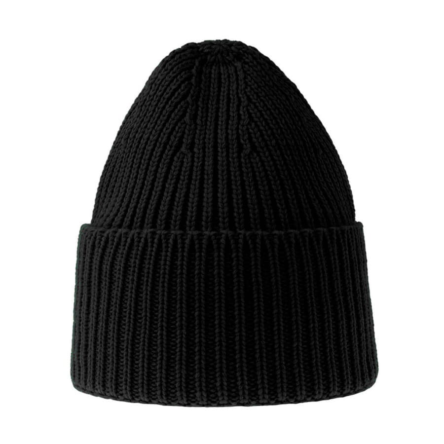 Шапка OAK рельефная из пряжи Polylana®, черный-2