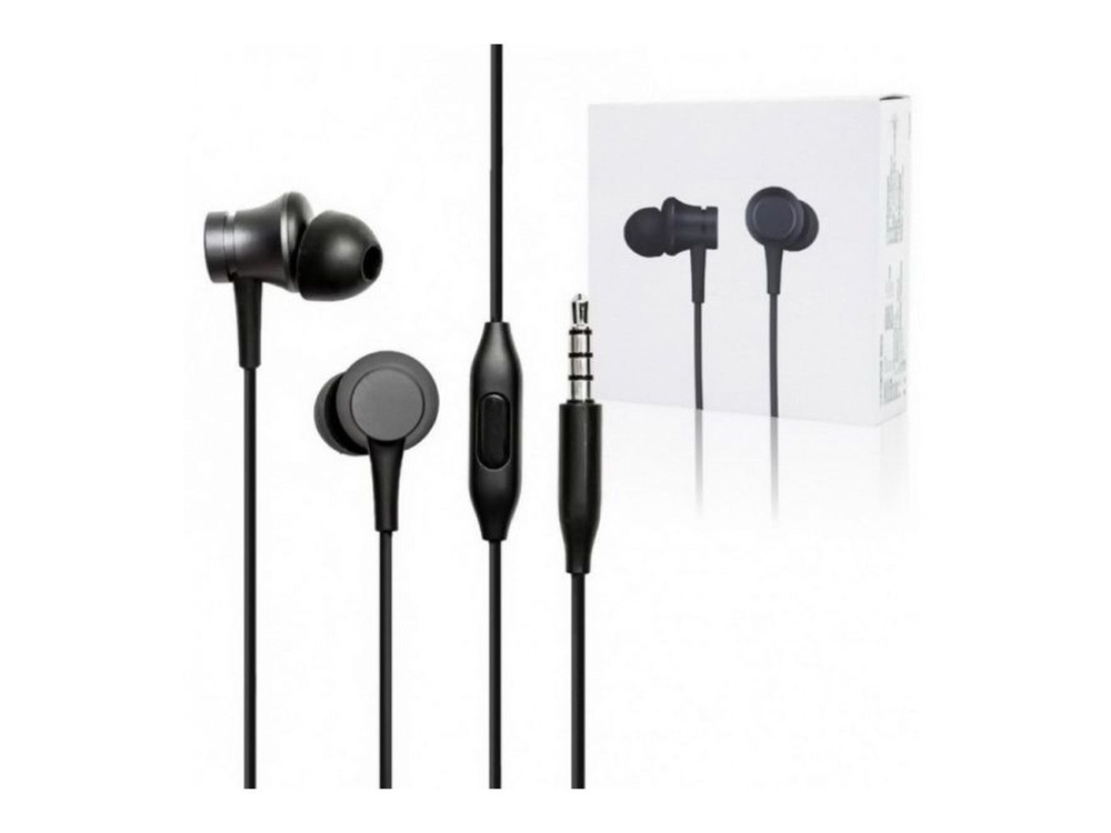 Наушники Mi In-Ear Headphones Basic Black HSEJ03JY (ZBW4354TY)-1