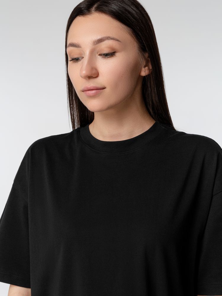 Футболка оверсайз женская Boxy Women, черная-2