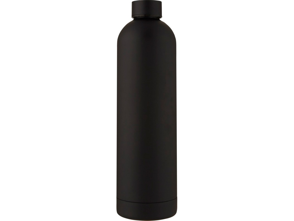 Spring Медная спортивная бутылка объемом 1 л с вакуумной изоляцией , черный-1