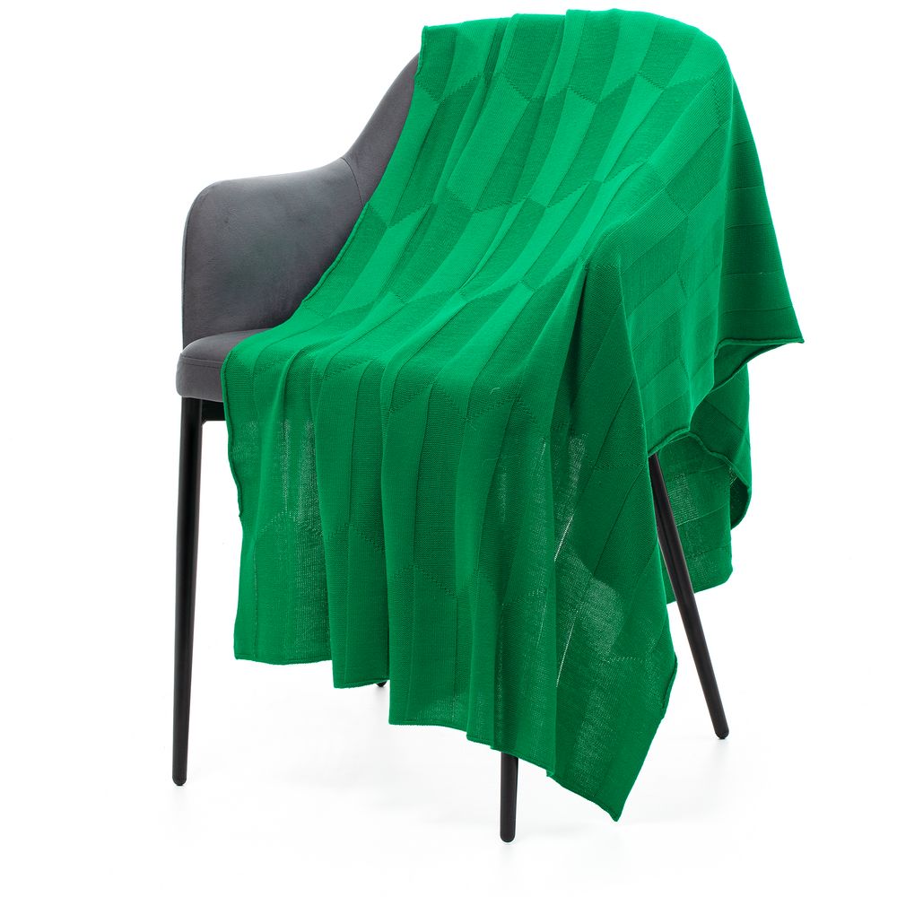 Плед Rombus, зеленый-0