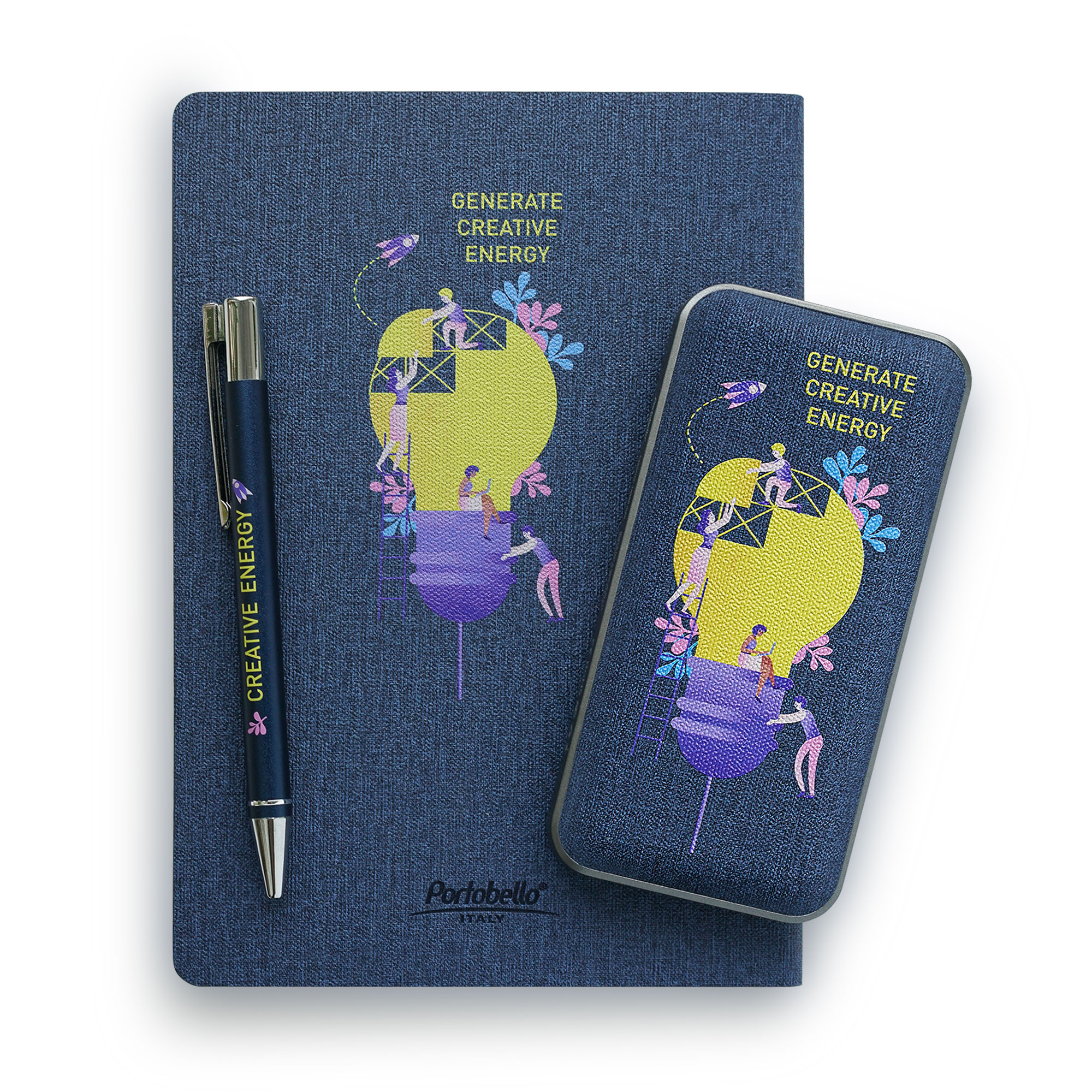 Внешний аккумулятор Tweed PB 10000 mAh, синий-6