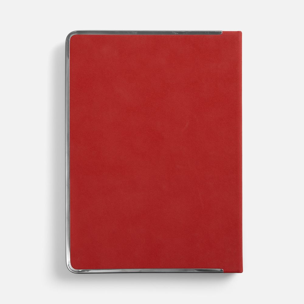 Ежедневник Metal Frame на заказ, датированный, красный-2