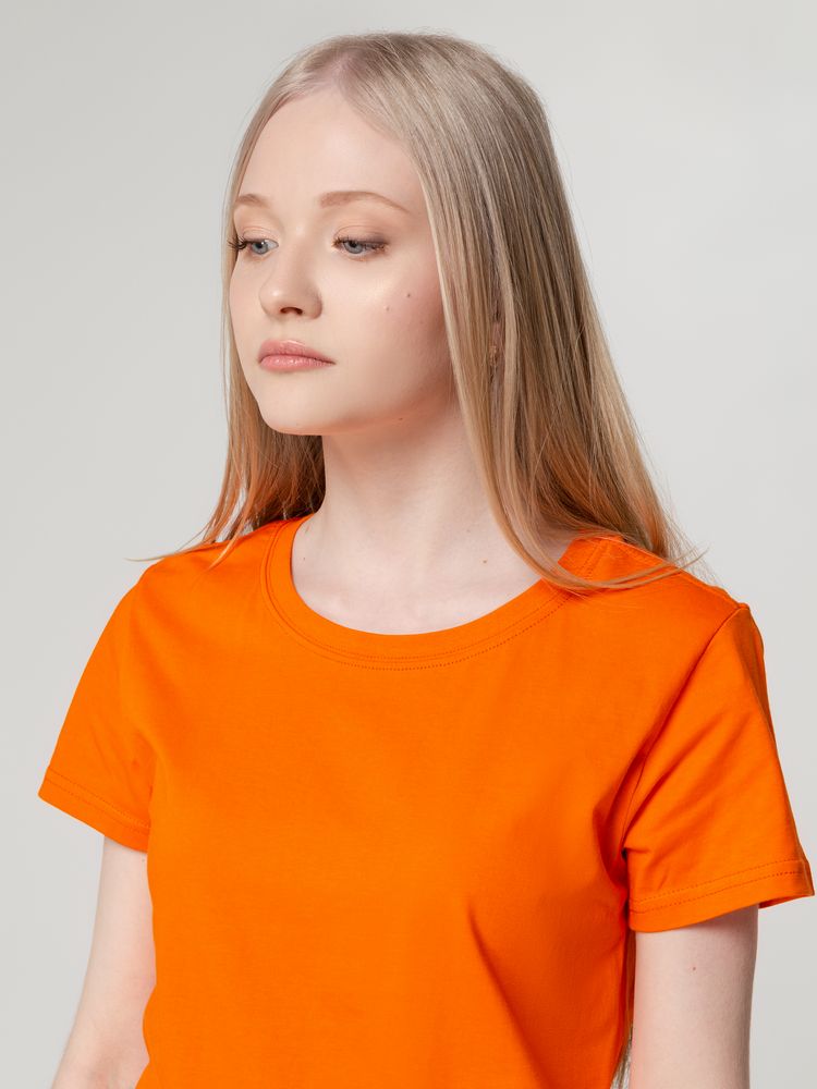 Футболка женская T-bolka Lady, оранжевая-6