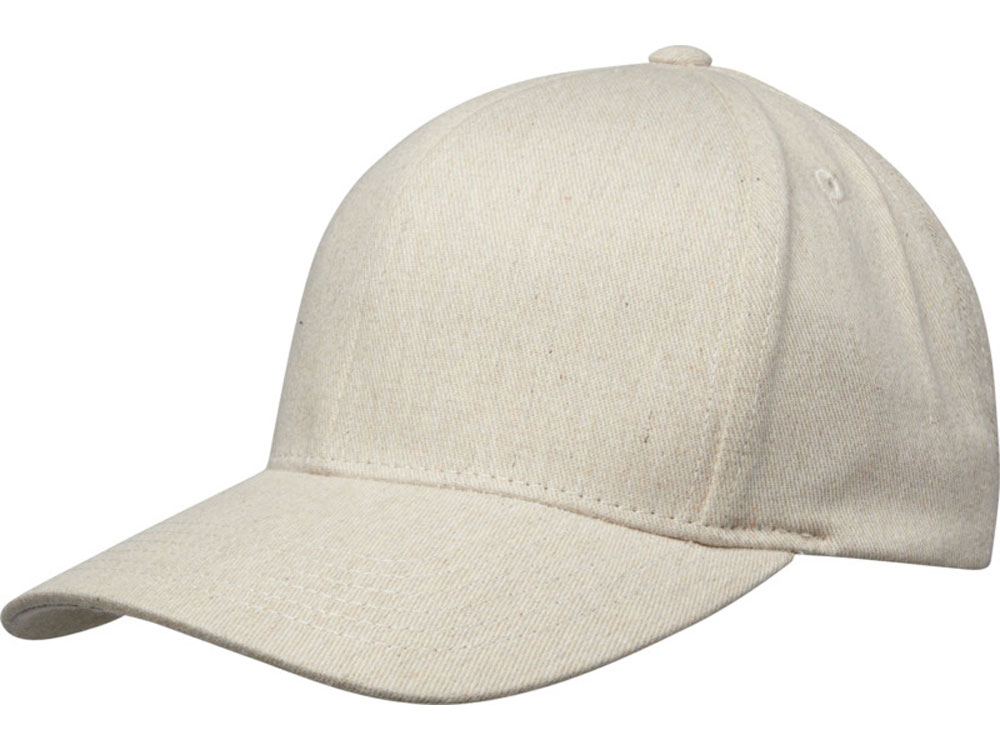 Opal с 6 панелями Aware™ кепка из переработанных материалов - Oatmeal-0