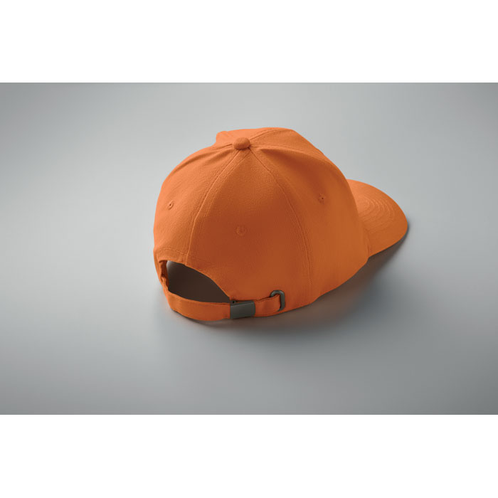6 panel baseball cap, оранжевый-2